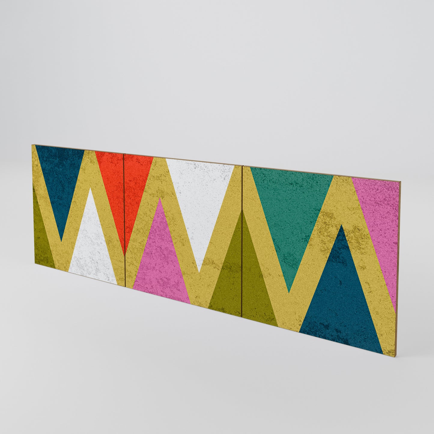 COLORFUL TRIANGLES Set di 3 ante per madia