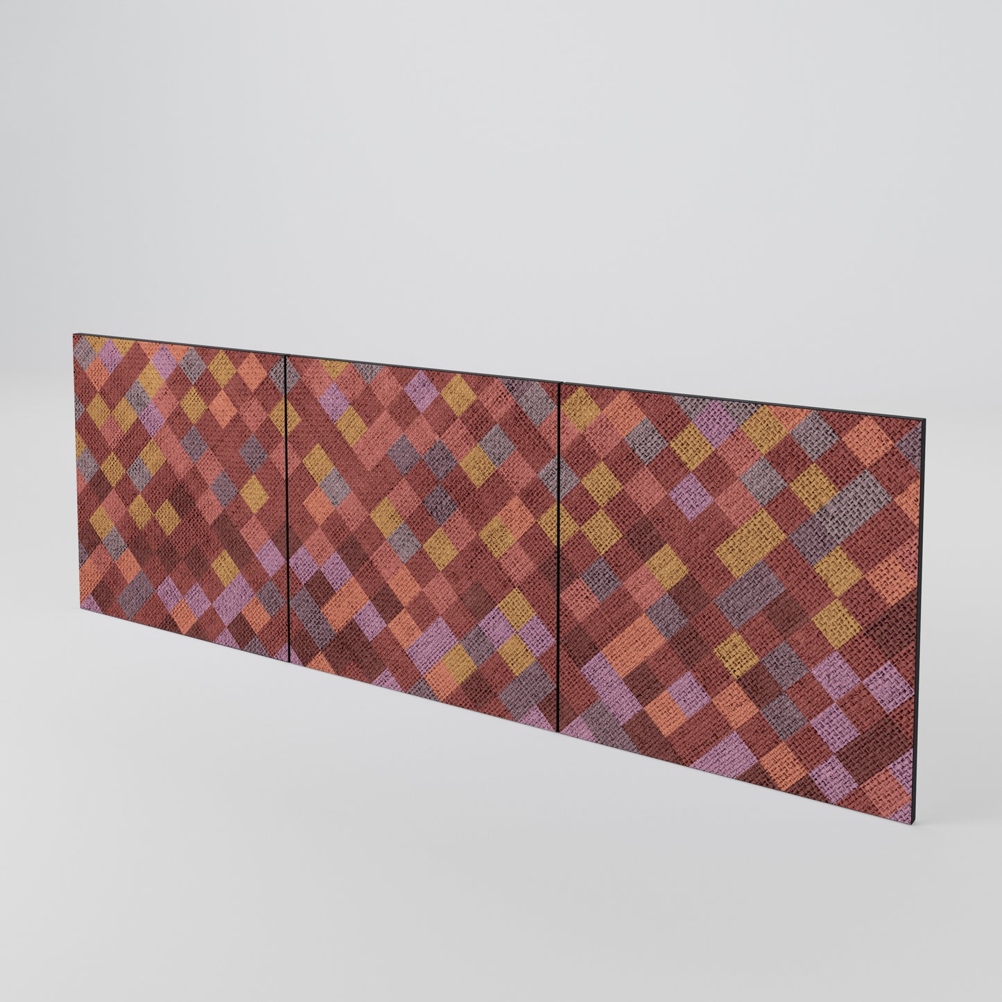 PAINTED SQUARES Set di 3 ante per madia
