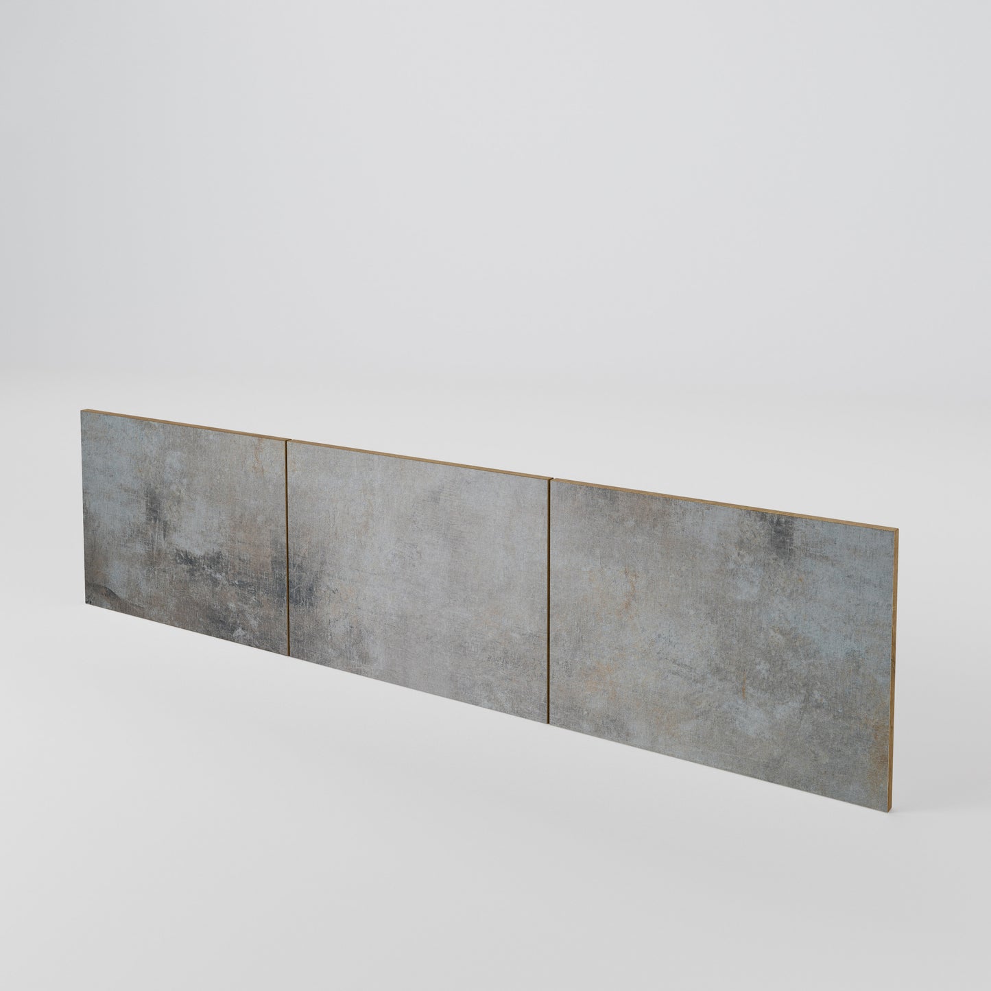 CONCRETE WALL Set di 3 ante per mobile TV