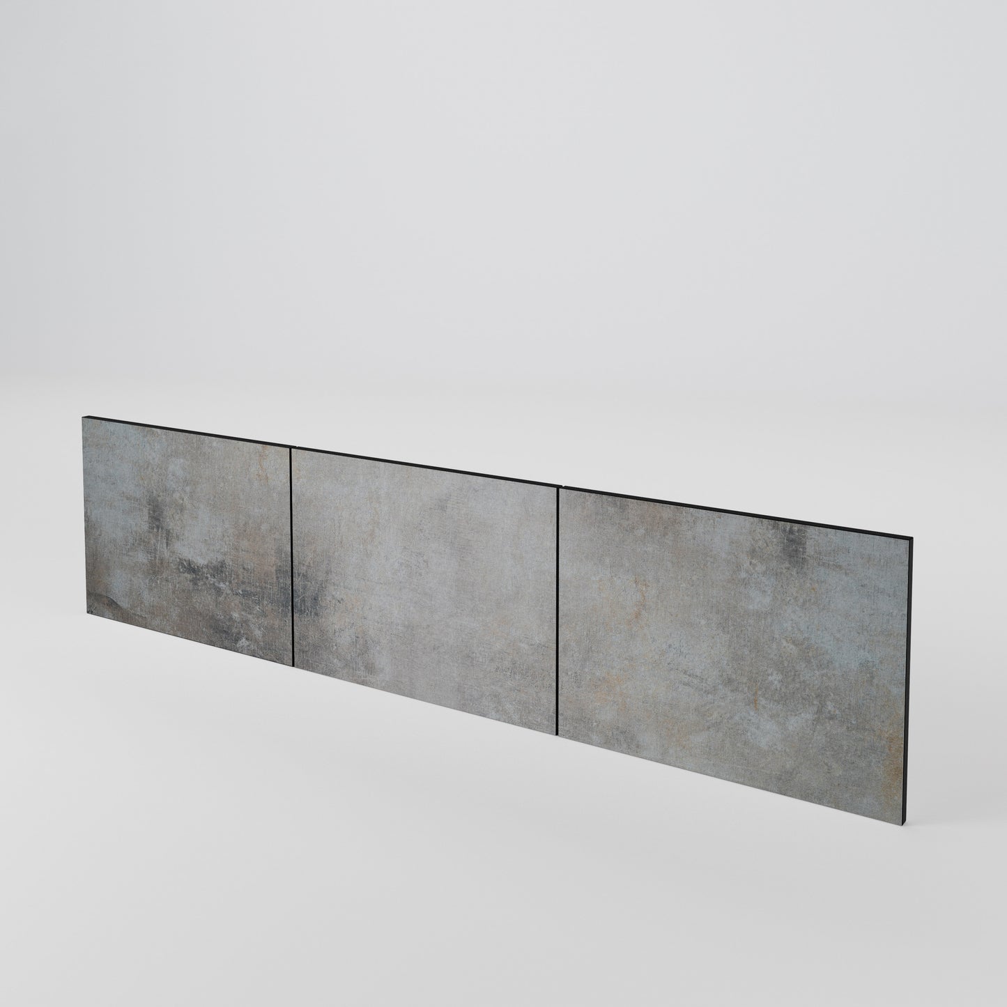 CONCRETE WALL Set di 3 ante per mobile TV