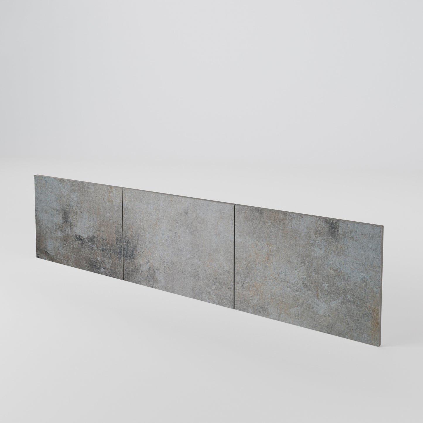 CONCRETE WALL Set di 3 ante per mobile TV