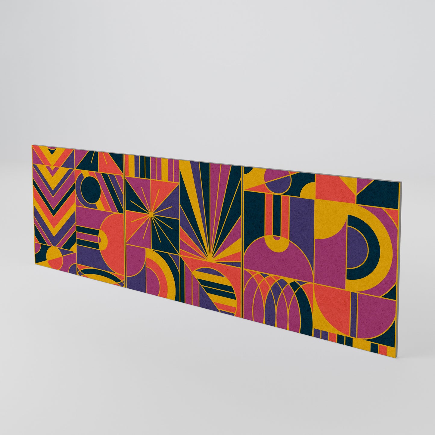 ELECTRIC PATTERNS Set di 3 ante per madia