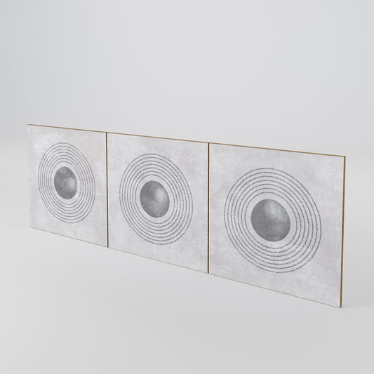 SOLID CIRCLES Set di 3 ante per madia