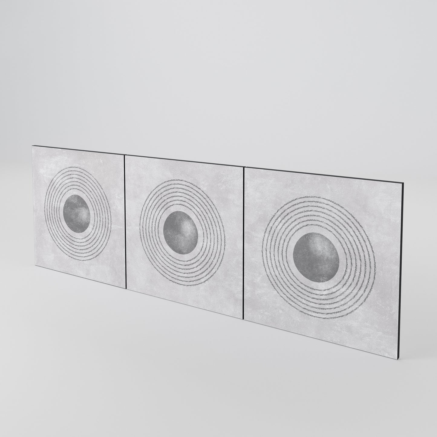 SOLID CIRCLES 3-Piece Sideboard Door Set