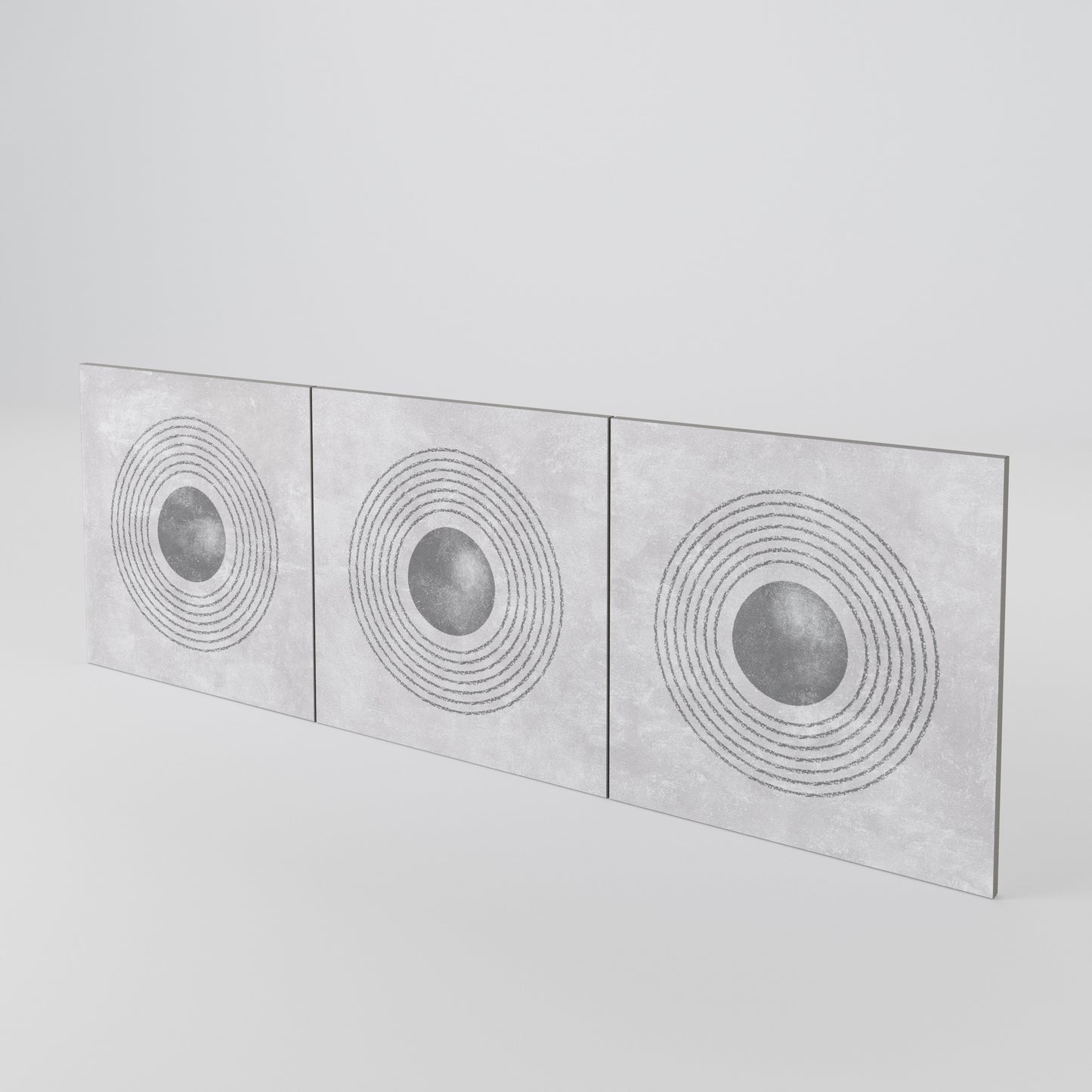 SOLID CIRCLES 3-Piece Sideboard Door Set