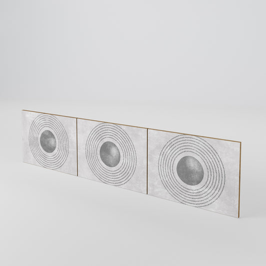 SOLID CIRCLES Set di 3 ante per mobile TV
