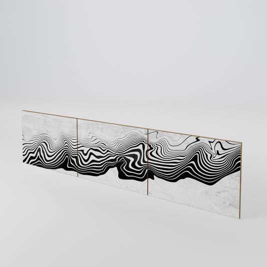 MONOCHROME MIRAGE Set di 3 ante per mobile TV