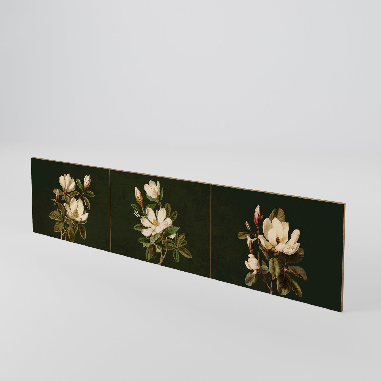FLORAL NOIR Set di 3 ante per mobile TV