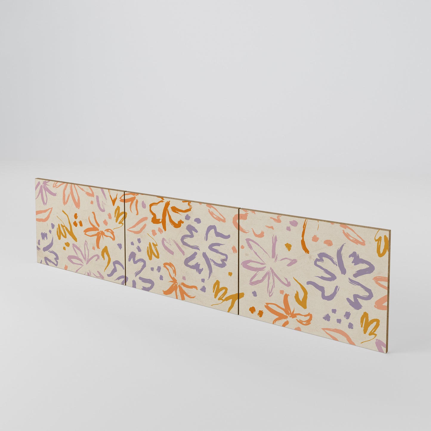 SPRING WHIMSY Set di 3 ante per mobile TV