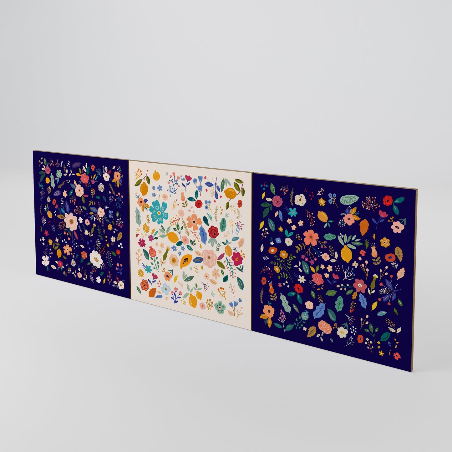FLORAL COMBINATION Set di 3 ante per madia