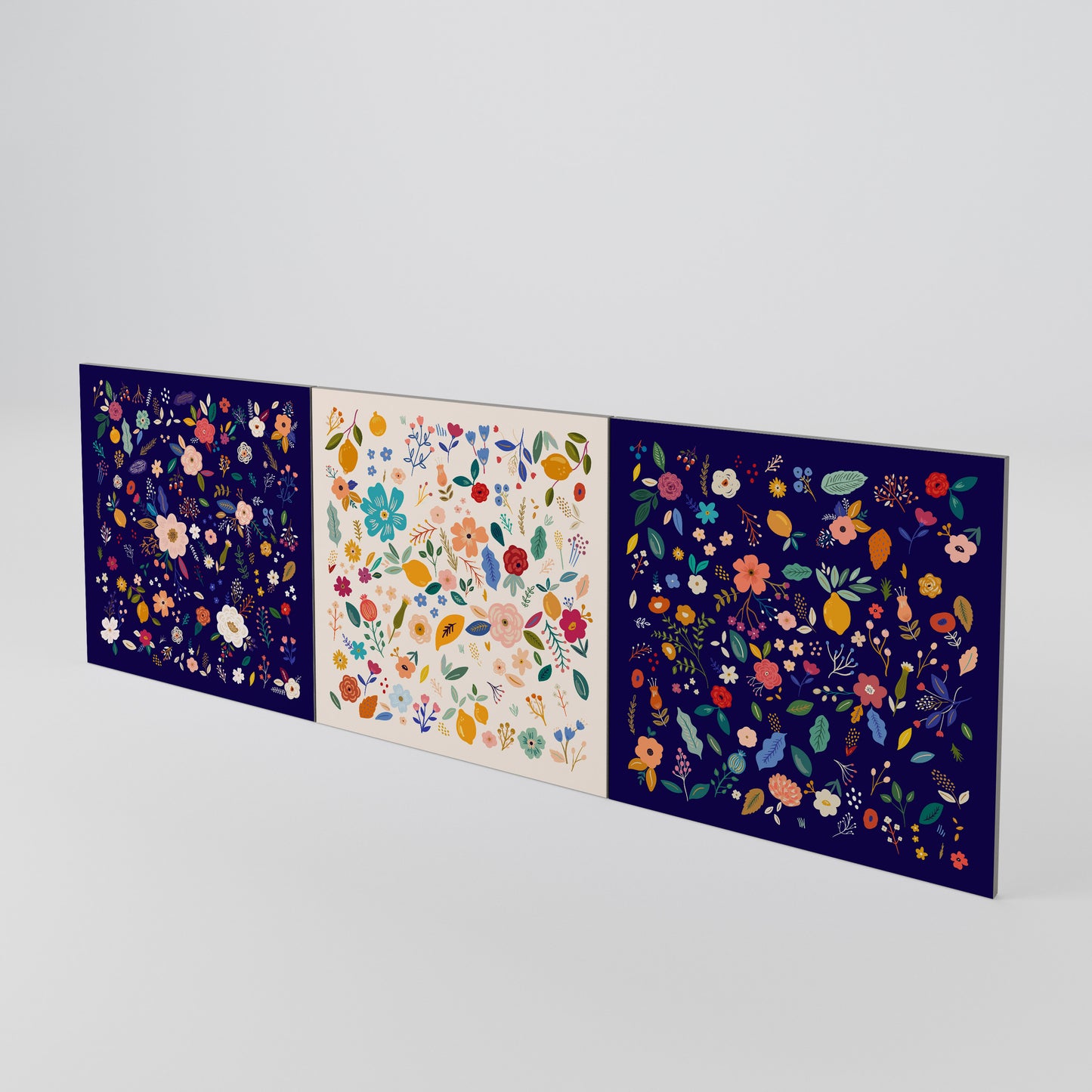 FLORAL COMBINATION Set di 3 ante per madia
