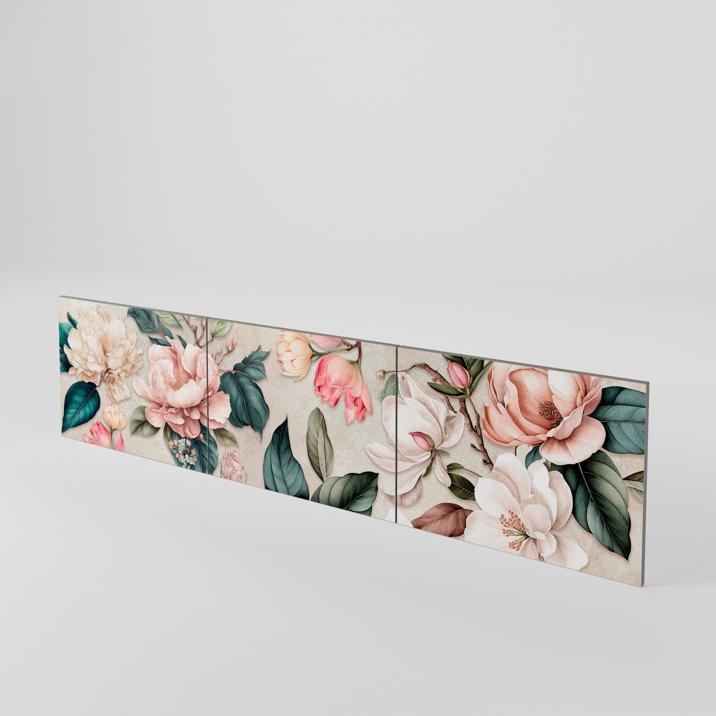 FLORAL GRACE Set di 3 ante per mobile TV