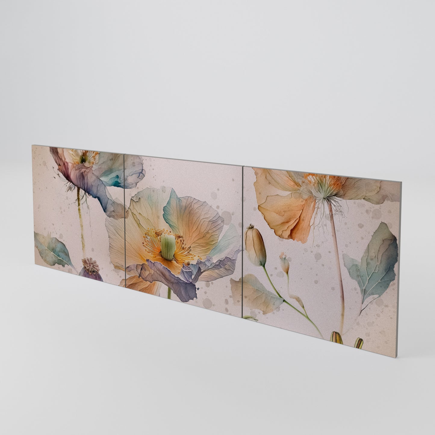 SOFTEN POPPY Set di 3 ante per madia