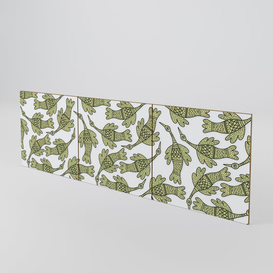 SEEDLING SONGBIRD Set di 3 ante per madia