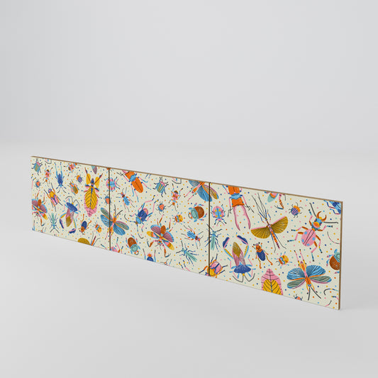 COLORFUL INSECTS Set di 3 ante per mobile TV