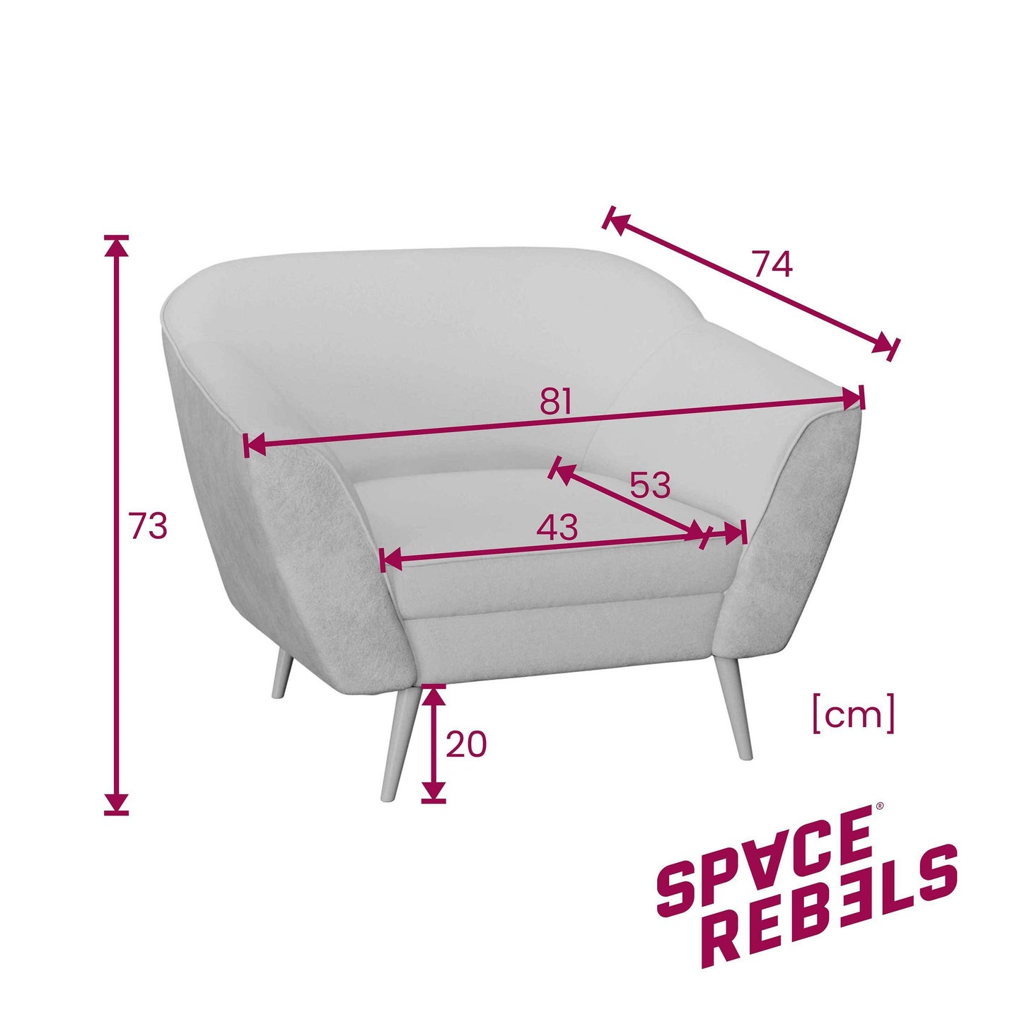 COLORFUL STRANDS AURORA Poltrona
